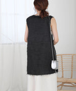 SHEER SHAGGY VEST