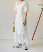 COTTON LACE MERMAID ONEPIECE