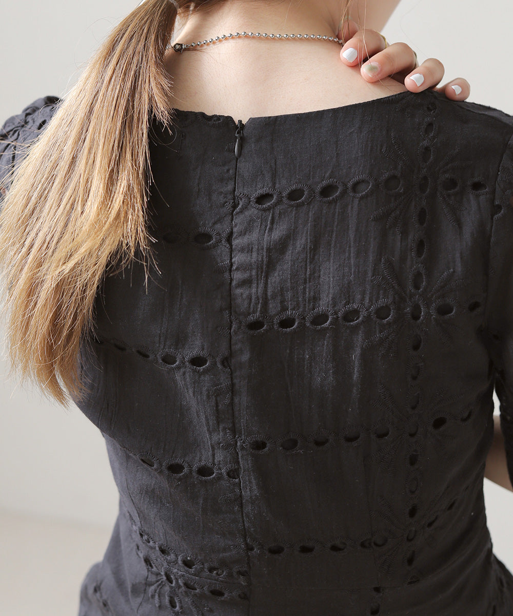COTTON LACE MERMAID ONEPIECE