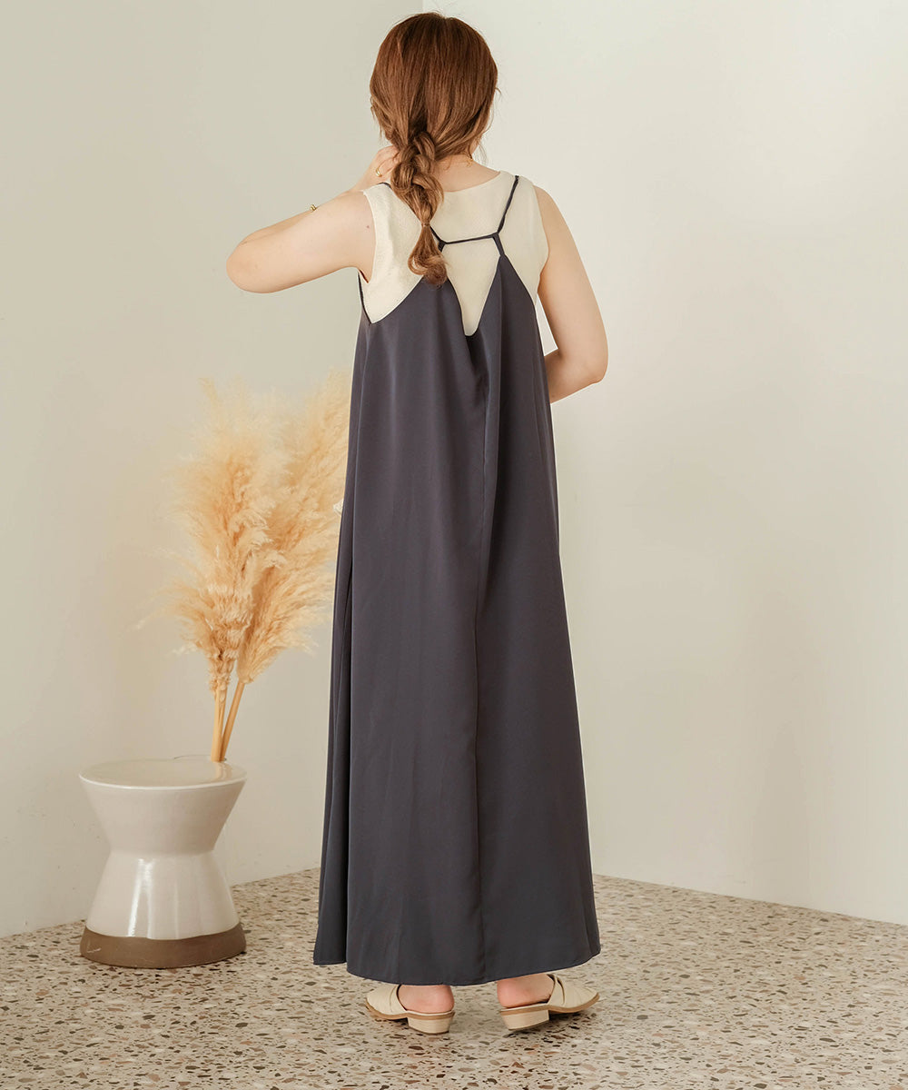 BACK DESIGN CAMISOLE ONEPIECE