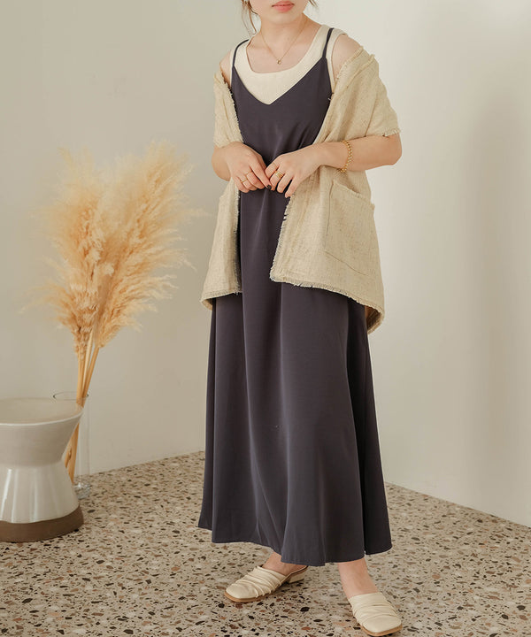 BACK DESIGN CAMISOLE ONEPIECE