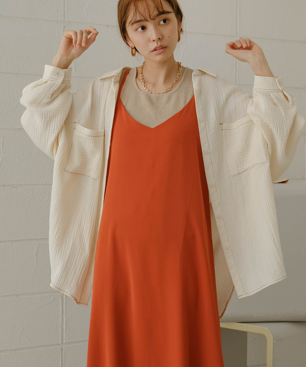BACK DESIGN CAMISOLE ONEPIECE