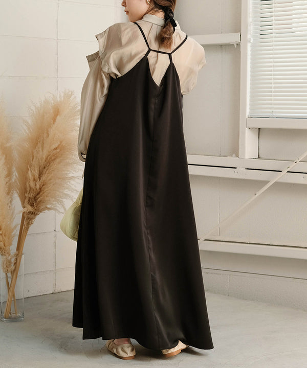 BACK DESIGN CAMISOLE ONEPIECE