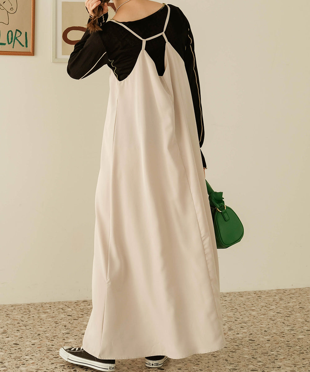 BACK DESIGN CAMISOLE ONEPIECE