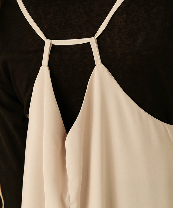 BACK DESIGN CAMISOLE ONEPIECE