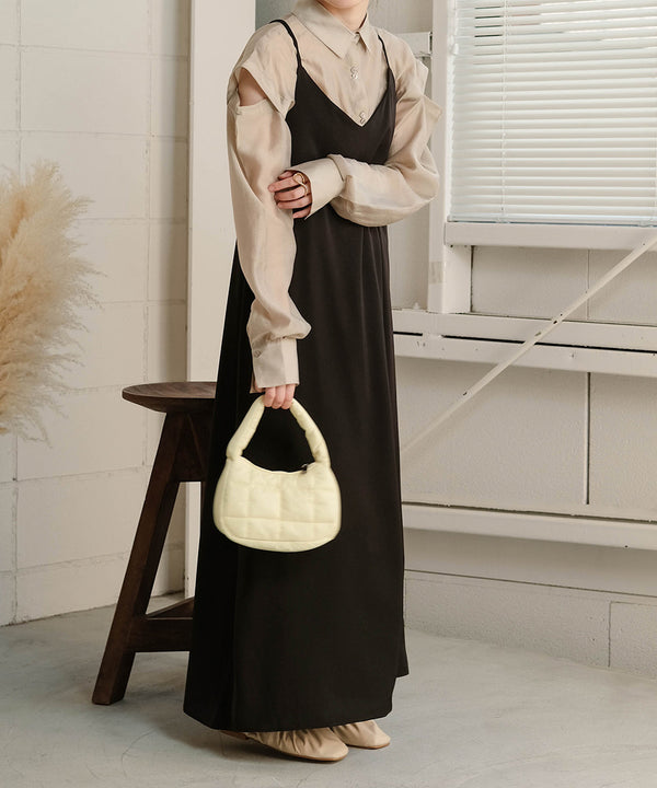 BACK DESIGN CAMISOLE ONEPIECE