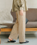 BRUSHED LACE PANTS