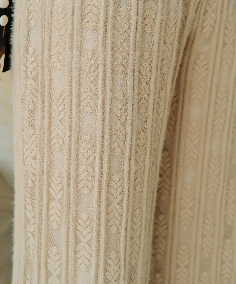 BRUSHED LACE PANTS