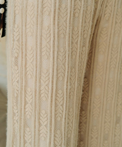 BRUSHED LACE PANTS