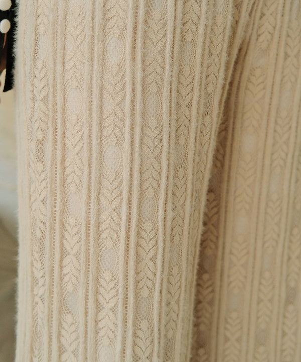 BRUSHED LACE PANTS