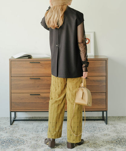 BRUSHED LACE PANTS