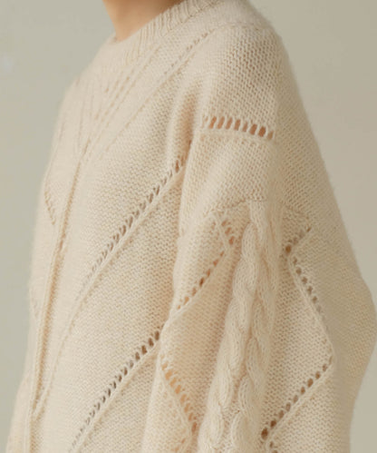 COLOR OVERSIZE KNIT