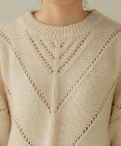 COLOR OVERSIZE KNIT