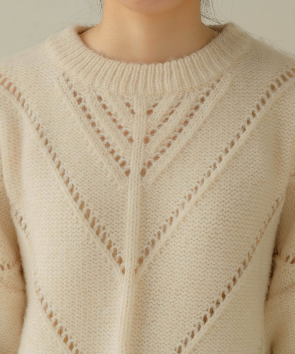 COLOR OVERSIZE KNIT