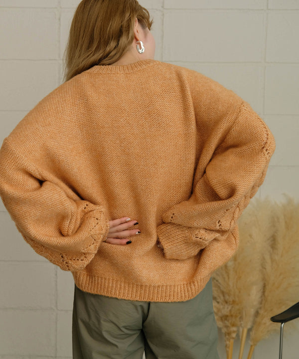 COLOR OVERSIZE KNIT