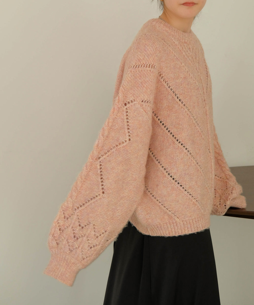 COLOR OVERSIZE KNIT