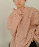 COLOR OVERSIZE KNIT