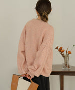 COLOR OVERSIZE KNIT