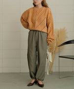 COLOR OVERSIZE KNIT