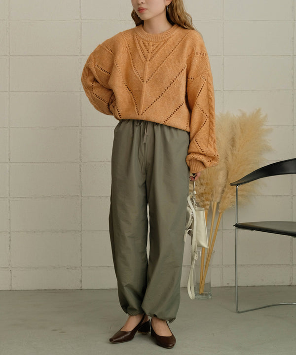 COLOR OVERSIZE KNIT