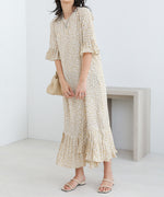 ASYMMETRIC HEM PLEATED ONEPIECE