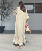 ASYMMETRIC HEM PLEATED ONEPIECE