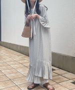ASYMMETRIC HEM PLEATED ONEPIECE