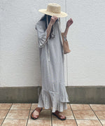 ASYMMETRIC HEM PLEATED ONEPIECE