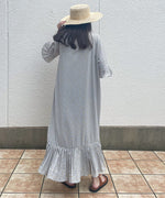 ASYMMETRIC HEM PLEATED ONEPIECE