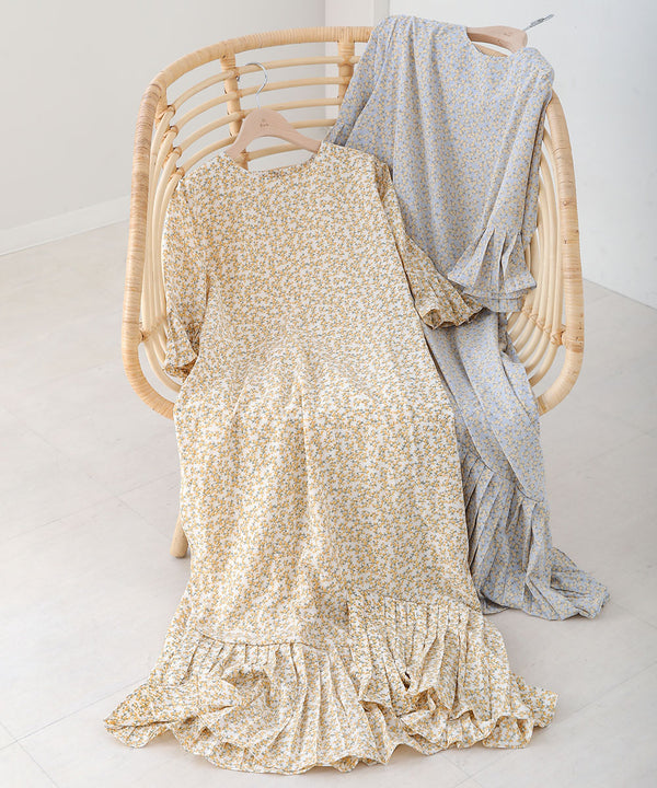 ASYMMETRIC HEM PLEATED ONEPIECE
