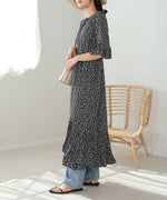 ASYMMETRIC HEM PLEATED ONEPIECE