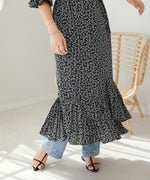 ASYMMETRIC HEM PLEATED ONEPIECE