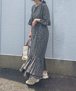 ASYMMETRIC HEM PLEATED ONEPIECE