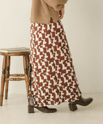 GEOMETRIC TIGHT SKIRT