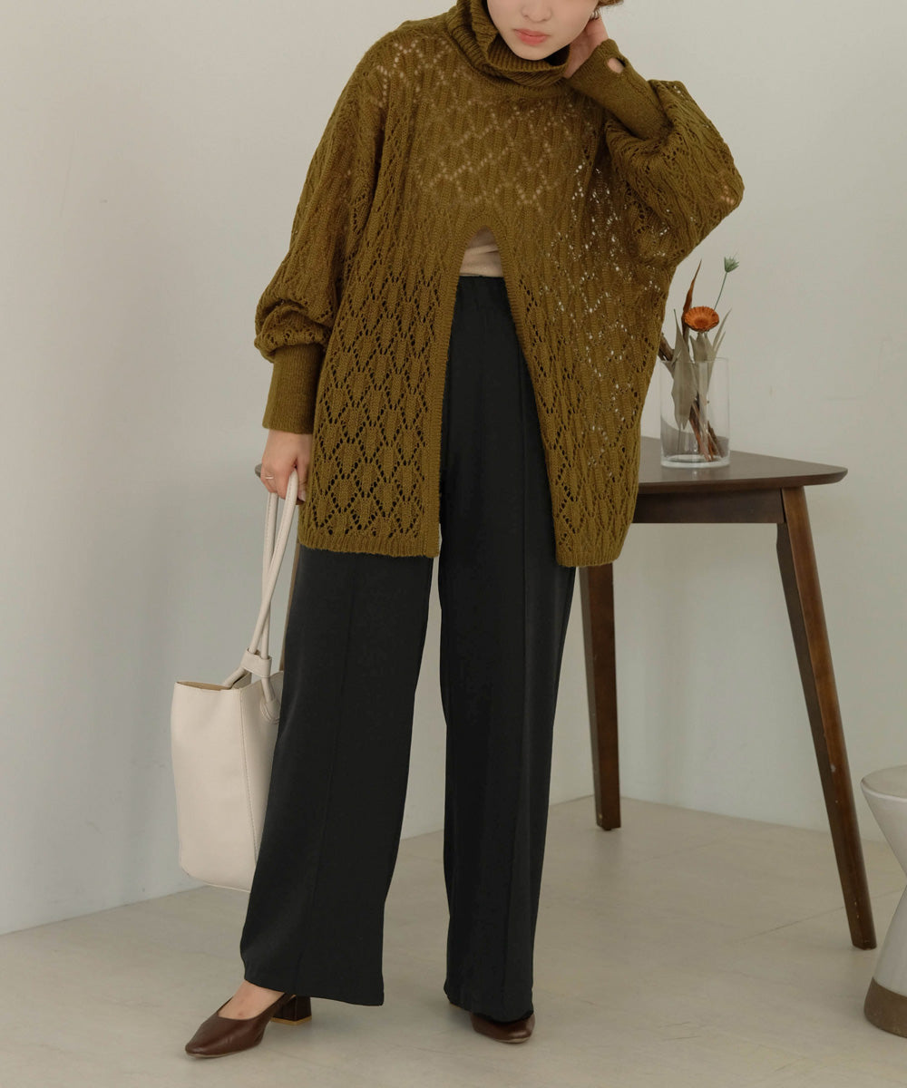 2WAY 马海毛针织