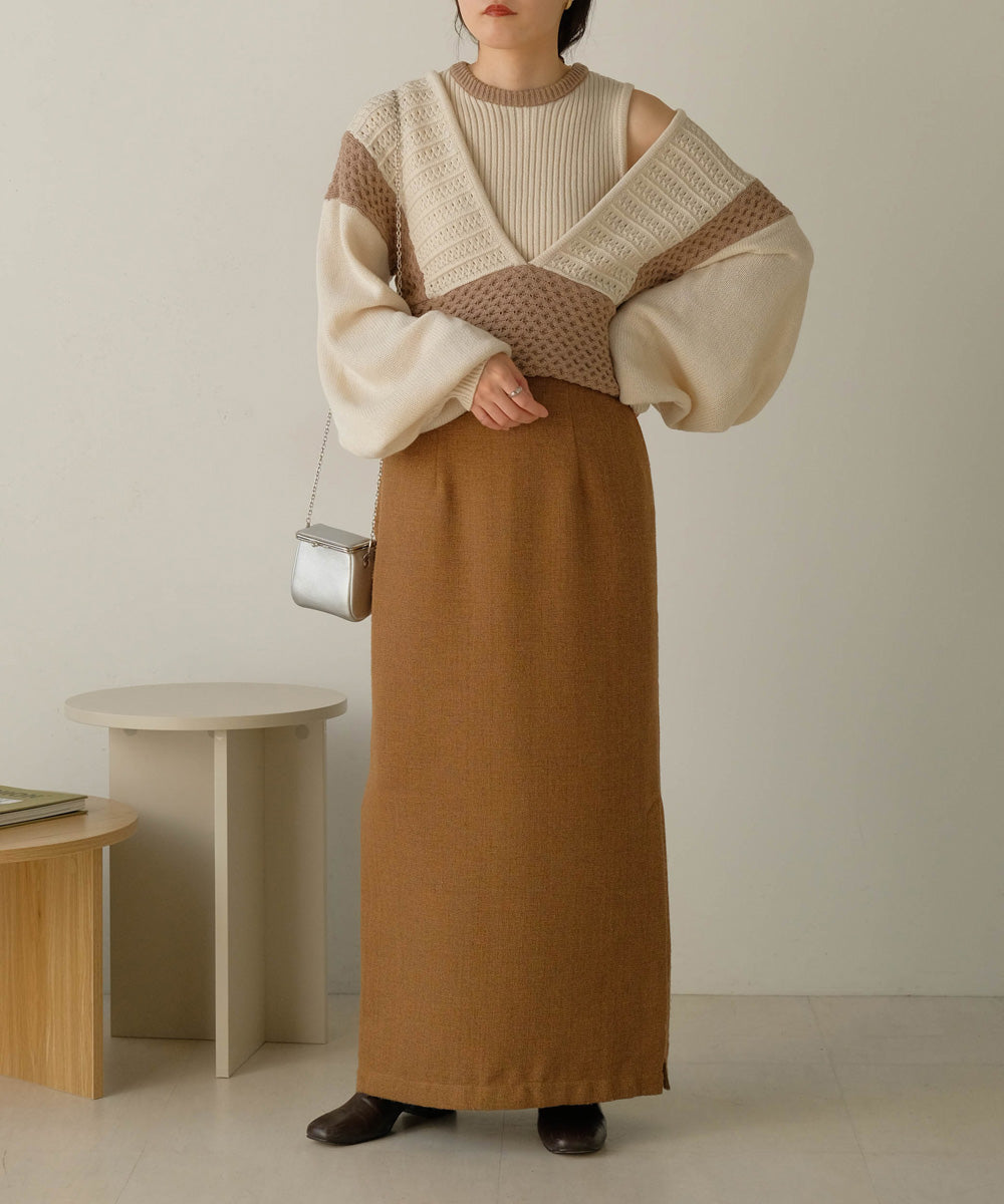 LAYERED SET KNIT TOPS