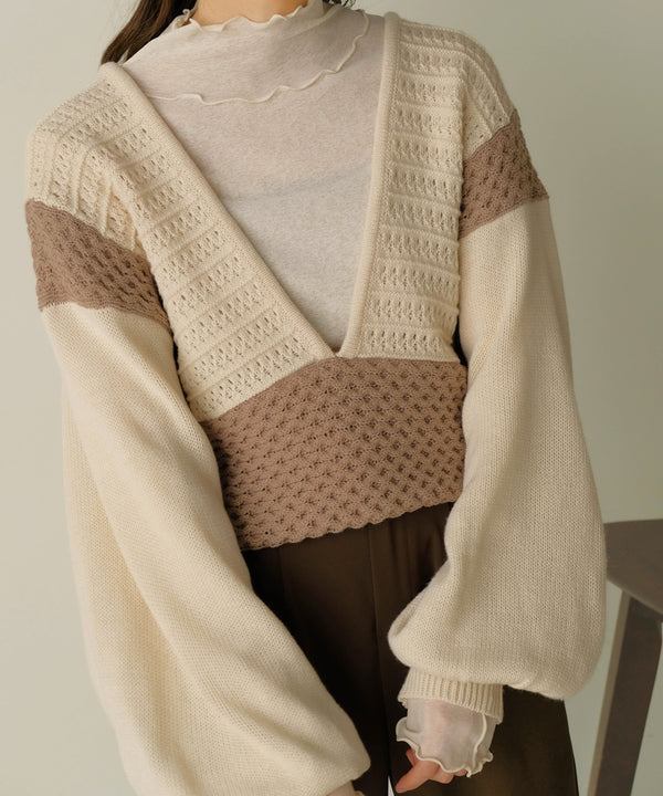 LAYERED SET KNIT TOPS