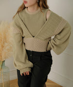 LAYERED SET KNIT TOPS