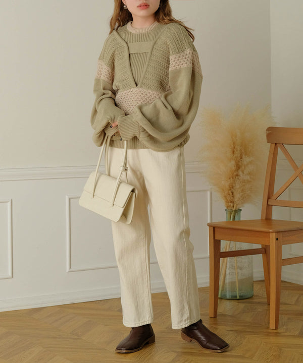 LAYERED SET KNIT TOPS