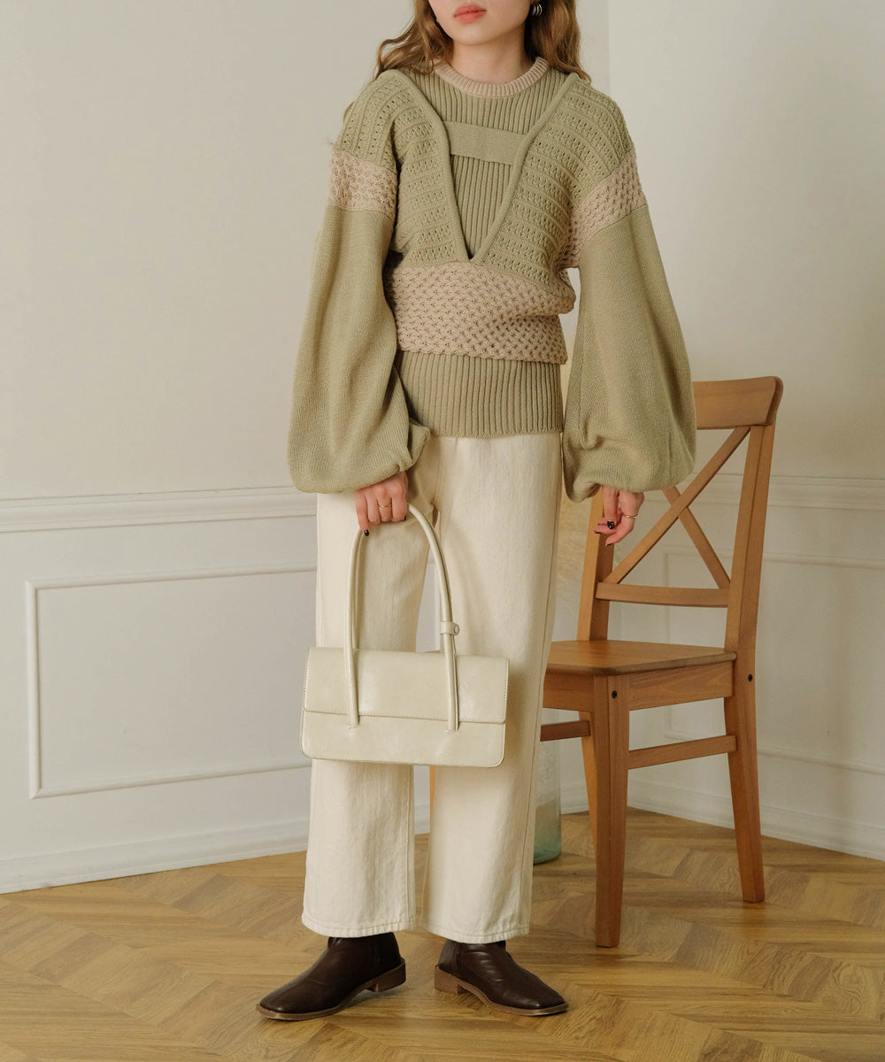 LAYERED SET KNIT TOPS