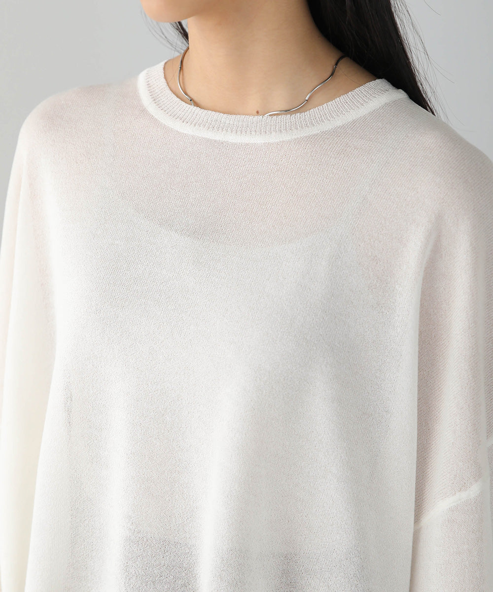 袖子开衩针织上衣