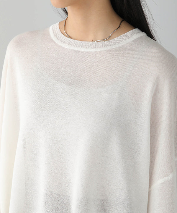 袖子开衩针织上衣