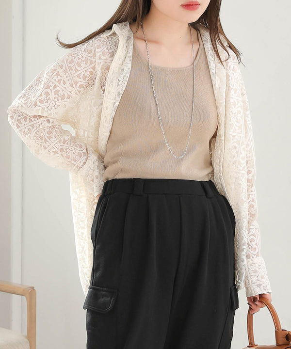 BLOCK RACE LOOSE SHIRT