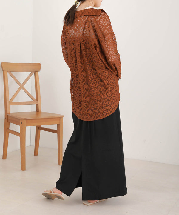 BLOCK RACE LOOSE SHIRT
