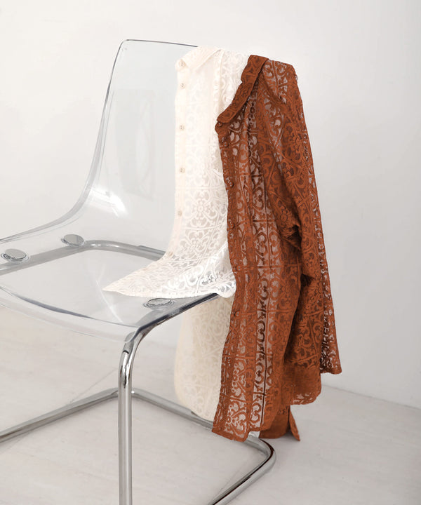 BLOCK RACE LOOSE SHIRT