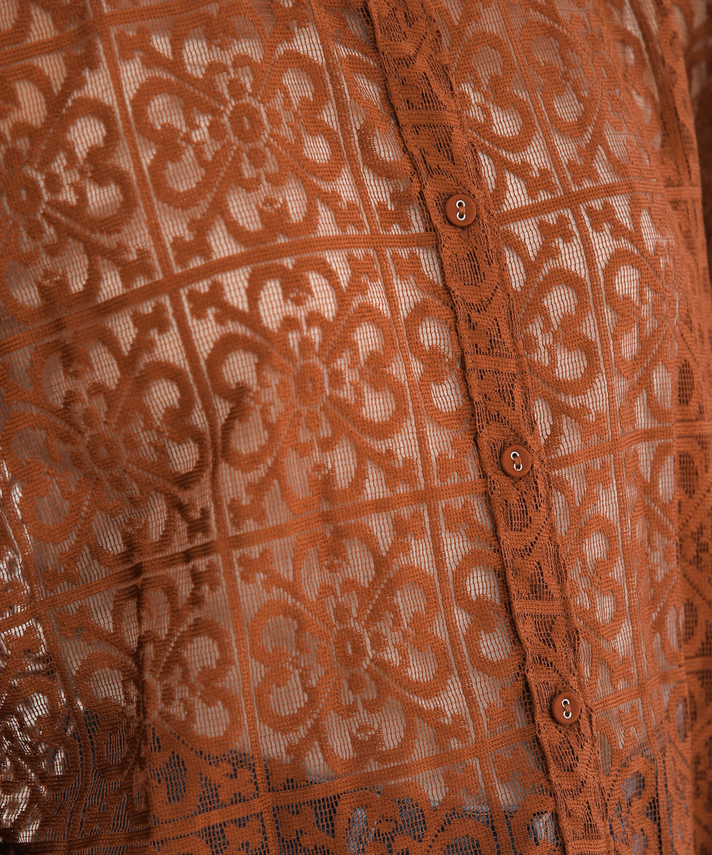 BLOCK RACE LOOSE SHIRT