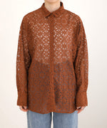 BLOCK RACE LOOSE SHIRT