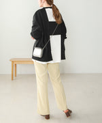 BACK OPEN SWEAT TOP