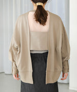 BACK OPEN SWEAT TOP