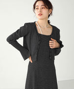 CARDIGAN SET RIB ONEPIECE